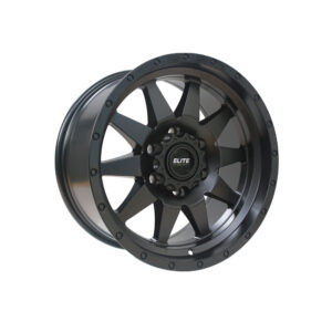 ELITE COMBAT Satin Black 17x9