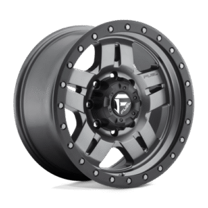 Fuel 1PC D558 ANZA MATTE GUNMETAL BLACK BEAD RING 17x8.5