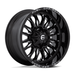 Fuel 1PC D795 ARC GLOSS BLACK MILLED 20x10