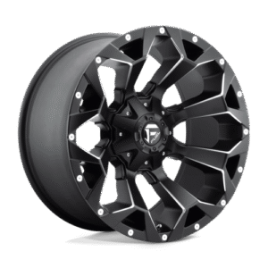 Fuel 1PC D546 ASSAULT MATTE BLACK MILLED 22x10