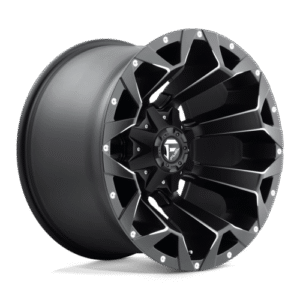 Fuel 1PC D546 ASSAULT MATTE BLACK MILLED 20x12