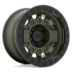 Black Rhino Hard Alloys AVENGER BEADLOCK OLIVE DRAB GREEN BLK HARDWARE 17x8.5