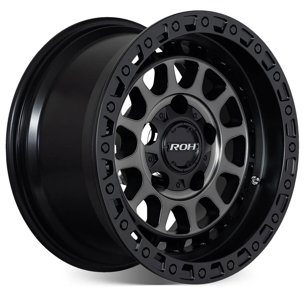 ROH ASSAULT MATT BLACK GRAPHITE 17x9