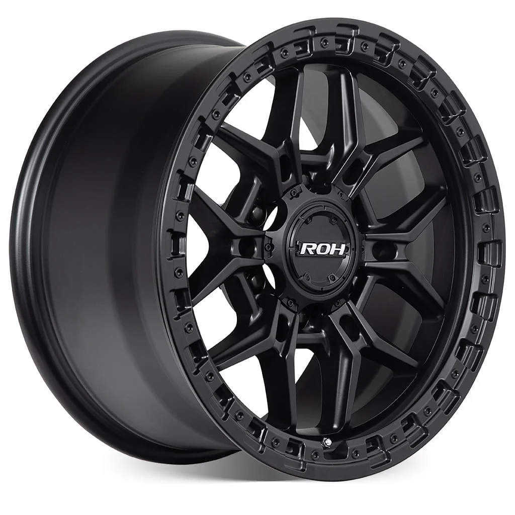 ROH AXE MATT BLACK 17x9