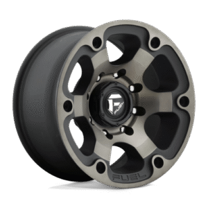 Fuel 1PC D564 BEAST MATTE BLACK DOUBLE DARK TINT 17x9