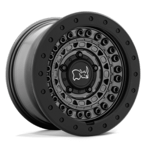 Black Rhino Hard Alloys BARRICADE GUN BLACK W/ BLACK ROCK GUARD 17x8.5