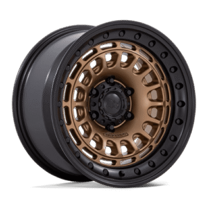 Black Rhino Hard Alloys BR014 SAHARA MATTE BRONZE W GLOSS BLACK LIP 17x9