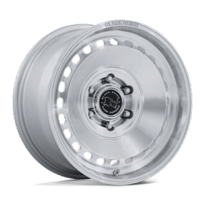 Black Rhino Hard Alloys BR036 BASIN GLOSS SILVER W/ MACHINED FACE 17x8