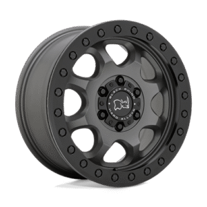 Black Rhino Hard Alloys VENTURE BEADLOCK MATTE GUNMETAL W/ BLACK HRDW 17x8