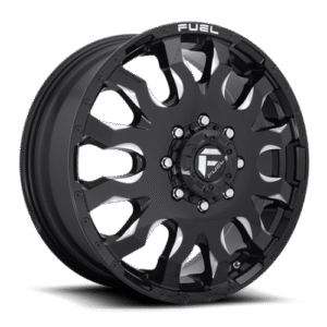 Fuel 1PC D673 BLITZ GLOSS BLACK MILLED 20x8.25