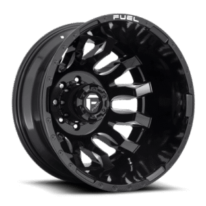 Fuel 1PC D673 BLITZ GLOSS BLACK MILLED 20x8.25
