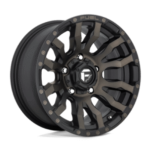 Fuel 1PC D674 BLITZ MATTE BLACK DOUBLE DARK TINT 16x8