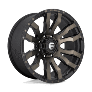 Fuel 1PC D674 BLITZ MATTE BLACK DOUBLE DARK TINT 22x12
