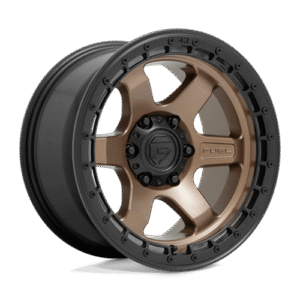 Fuel 1PC D751 BLOCK MATTE BRONZE W/ BLACK RING 18x9
