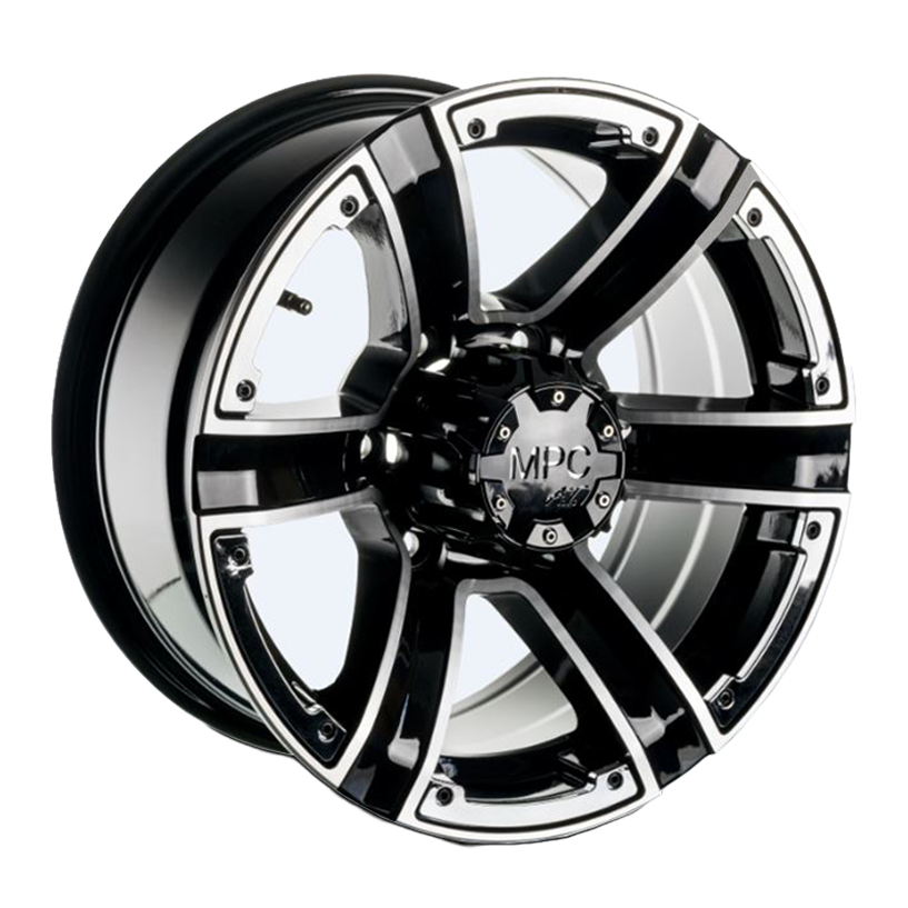 MPC BULLET Black Machined 15x6.5