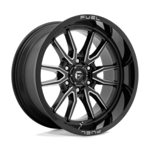 Fuel 1PC D761 CLASH GLOSS BLACK MILLED 18x9