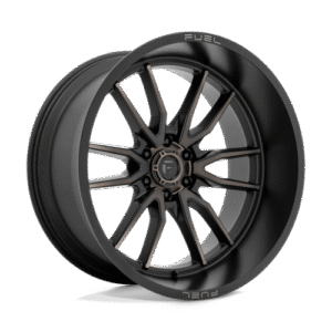 Fuel 1PC D762 CLASH MATTE BLACK DOUBLE DARK TINT 24x12