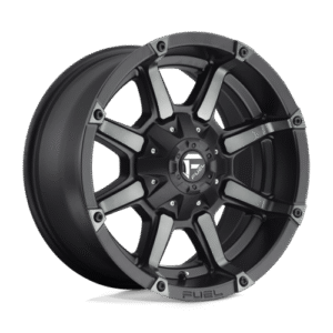 Fuel 1PC D556 COUPLER MATTE BLACK DOUBLE DARK TINT 18x9