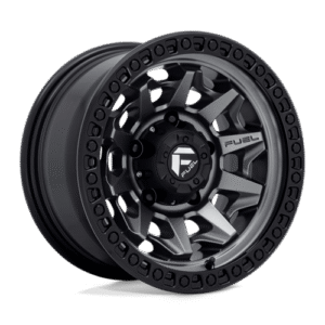 Fuel 1PC D716 COVERT MATTE GUNMETAL BLACK BEAD RING 15x8
