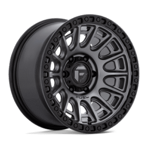 Fuel 1PC D835 CYCLE MATTE GUNMETAL W/ BLACK RING 17x8.5