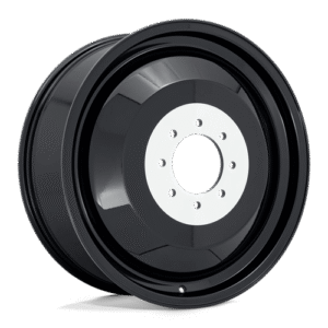 Fuel 1PC D500 DUALLY INNER GLOSS BLACK 20x8.25