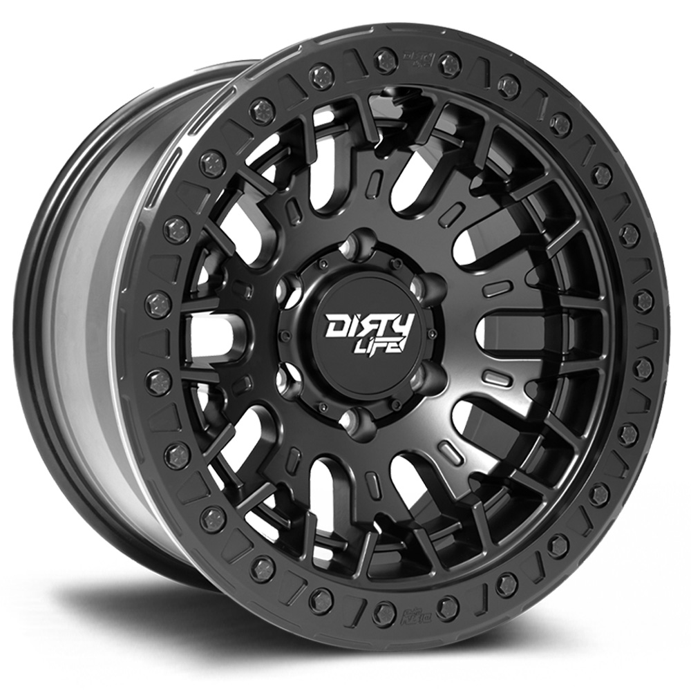 DIRTY LIFE Dual Tek DT3 Matte Black 17x9