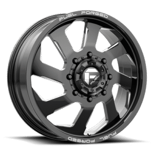 Fuel 1PC DD39 FF39D GLOSS BLACK MILLED 22x8.25