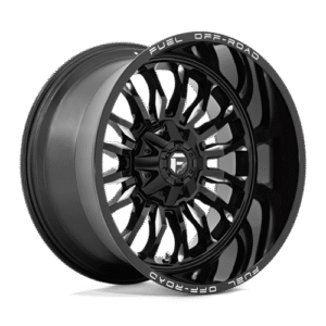Fuel 1PC D795 ARC GLOSS BLACK MILLED 22x12