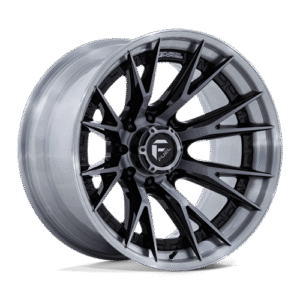 Fuel 1PC FC402 CATALYST GLOSS BLACK BRUSHED DARK TINT 22x12