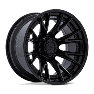 Fuel 1PC FC402 CATALYST MATTE BLACK W/ GLOSS BLACK LIP 20x10