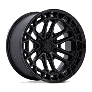 Fuel 1PC FC874 CELSIUS MATTE BLACK W/ G-BLK LIP 20x9