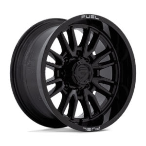 Fuel 1PC D760 CLASH GLOSS BLACK 20x10