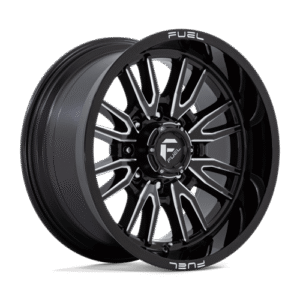 Fuel 1PC D761 CLASH GLOSS BLACK MILLED 20x10
