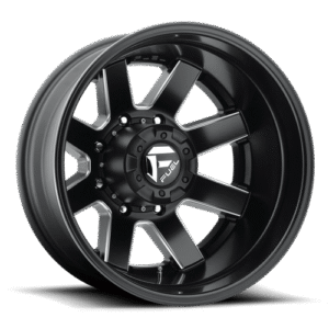 Fuel 1PC D538 MAVERICK MATTE BLACK MILLED 22x8.25