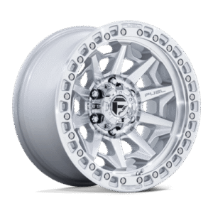 Fuel 1PC D883 COVERT SILVER W/ MACHINED FACE 17x8.5