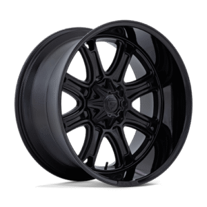 Fuel 1PC DARKSTAR MATTE BLACK W/ GLOSS BLACK LIP 24x12