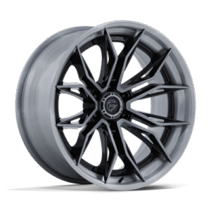 Fuel 1PC FC404 MUTINY GLOSS BLACK BRUSHED DARK TINT 22x9.5