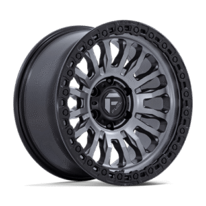 Fuel 1PC FC857 RINCON MATTE GUNMETAL W/ M-BLACK LIP 20x9