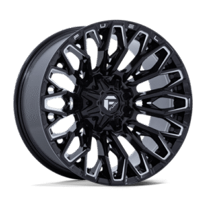 Fuel 1PC FC865 STRIKE GLOSS BLACK MILLED 22x12