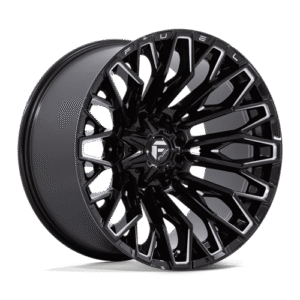 Fuel 1PC FC865 STRIKE GLOSS BLACK MILLED 22x12