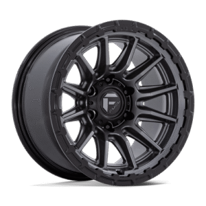 Fuel 1PC FC866 PISTON MATTE GUNMETAL GLOSS BLACK LIP 17x8.5