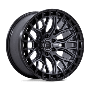 Fuel 1PC FC869 SIGMA MATTE GUNMETAL W/ M-BLK LIP 17x9