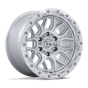 Fuel 1PC FC881 SURGE GLOSS SILVER W/ MACHINED FACE 20x9