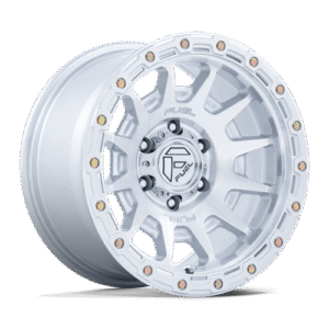 Fuel 1PC FC884 FORTRESS GLOSS SILVER W/ MACHINED FACE 18x9