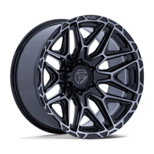 Fuel 1PC FC885 INJECTOR GLOSS BLACK MACHINED-FC W/ DDT 22x9