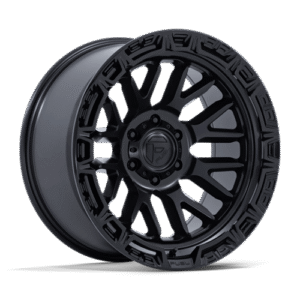Fuel 1PC FC890 RAIL MATTE BLACK W/ GLOSS BLACK LIP 20x9