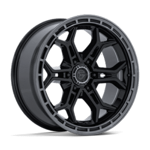 Fuel 1PC FC896 HEATHEN GLOSS BLACK GLOSS GUNMETAL LIP 20x9