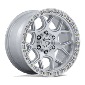 Fuel 1PC FC908 PUMA GLOSS SILVER W/ MACHINED FACE 20x9