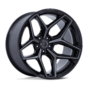 Fuel 1PC FLUX GLOSS BLACK BRUSH FC GRAY DDDT 20x10