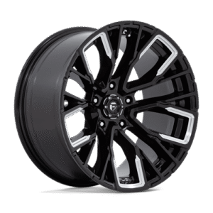 Fuel 1PC D849 REBAR GLOSS BLACK MILLED 20x10
